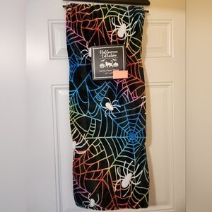 NWT Halloween Spider 🕸Web Rainbow blanket🎃💙❤️